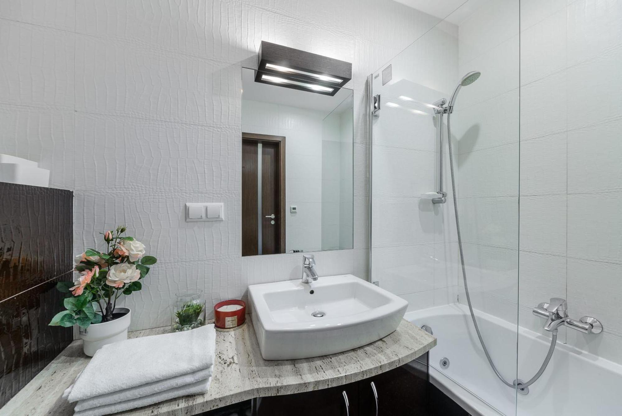 Lumina Apart With Balcony Platinum Tower Varsovia Exterior foto
